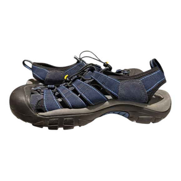 Keen Newport H2 Sandals Men\'s Size 8.5 Blue Grey Waterproof Closed Toe Bungee main image 8